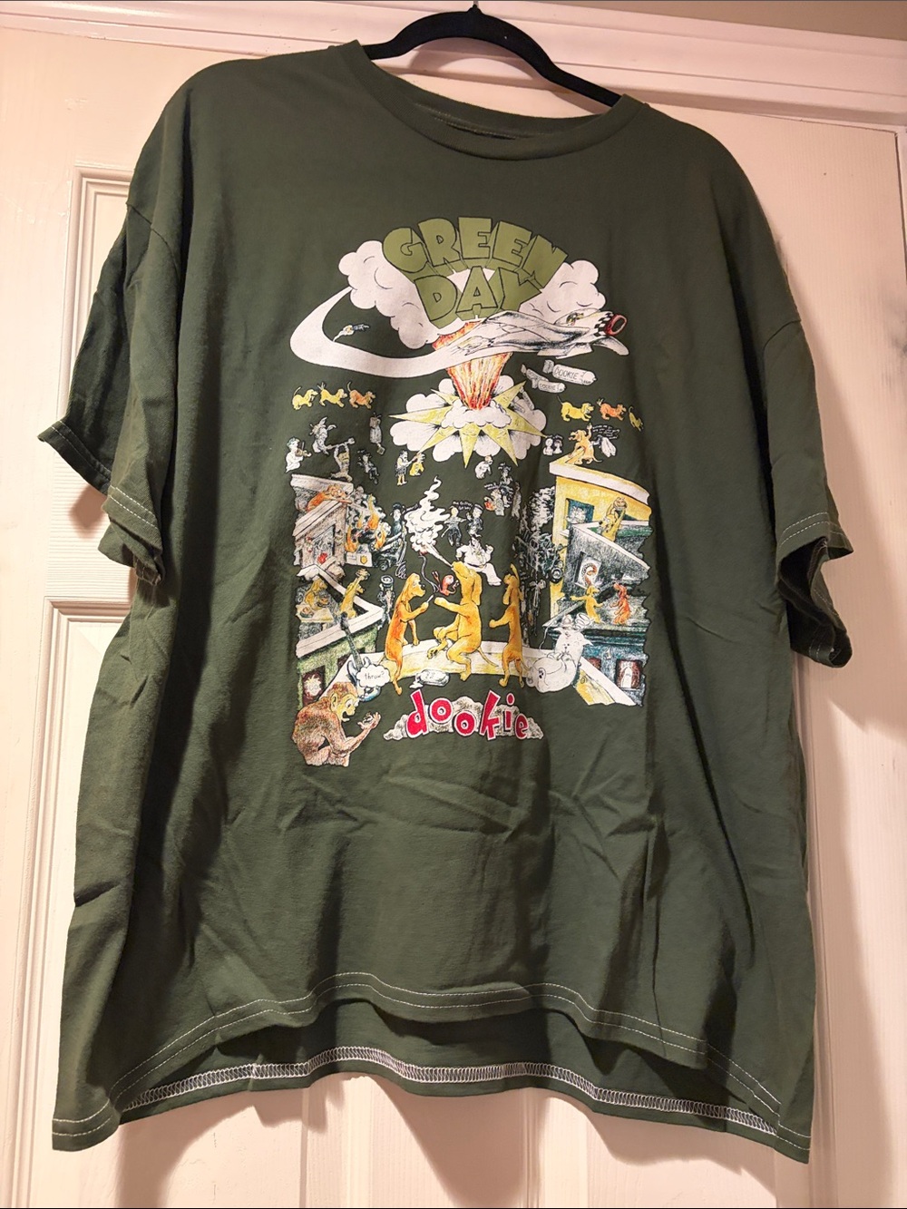 Green Day NWOT Dookie Short Sleeve Crewneck Graphic Tee in Green XL